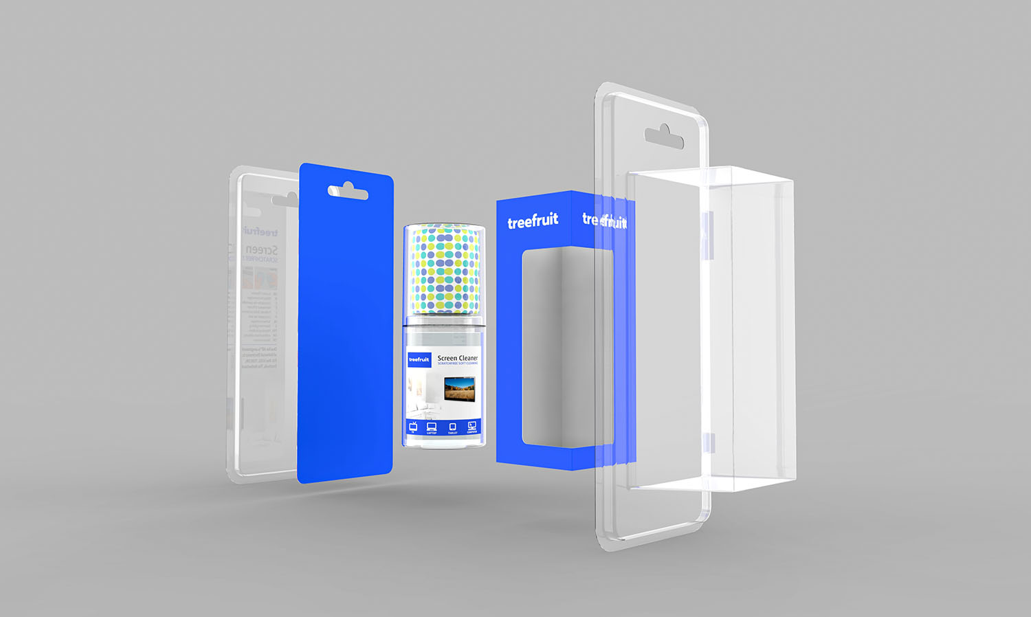 Screen Cleaner Blister Card Packaging